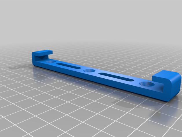 euro license plate mounting bracket purduemarc 3D print model - Mito3D