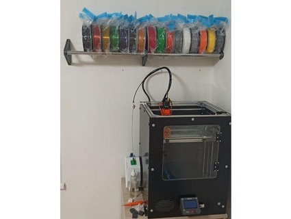joker système métal tuyau étagère support 3d imprimante filament bobines Rouleaux mur monter nzabaluev 3d print model - Mito3D