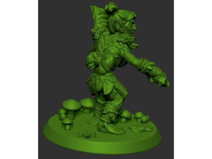 goblin female ftr non sleeper 3d print model - Mito3D