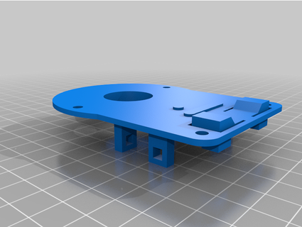 optical mouse based arkanoid arcade spinner emcanto 3d print model - Mito3D