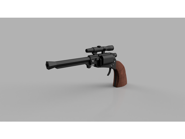 cad bane hex barrel blaster bozzy1979 3D print model - Mito3D