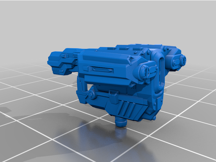 sci fi pistola 3dartguy 3d print model - Mito3D