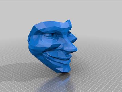 troll voir masque coelho 3d print model - Mito3D