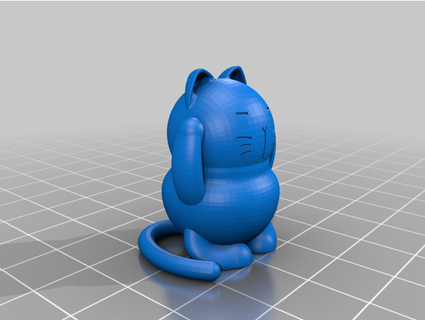 gatto fisso bob 3d print model - Mito3D