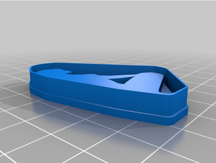 girl cookie cutter meshaurora 3d print model - Mito3D