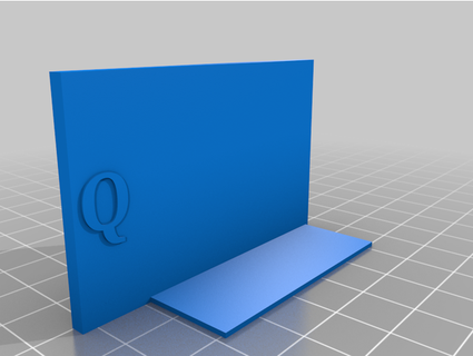 a-z section dividers dougiebarx 3d print model - Mito3D