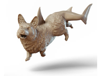 corgi Tubarão repolho 3d print model - Mito3D