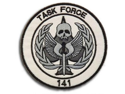 task force 141 badge ghostelninja 3d print model - Mito3D