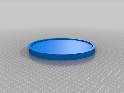 coaster template blank bees6 3d print model - Mito3D