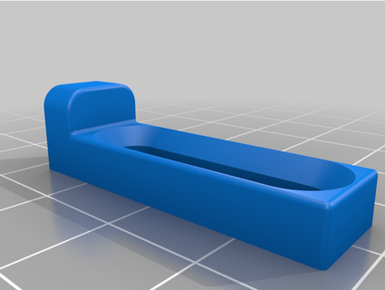 floyd stop floating bridge blocker tremollo lock musclecrab 3d print model - Mito3D