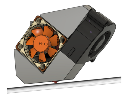 atualizado Hotend ventilador montagem noctua sunon monoprice mini selecionar v2 bradstopher99 3d print model - Mito3D