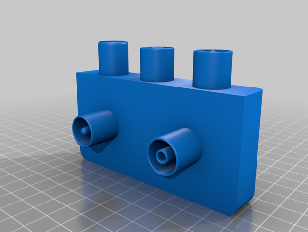 Koax Adapter davld 3D print model - Mito3D