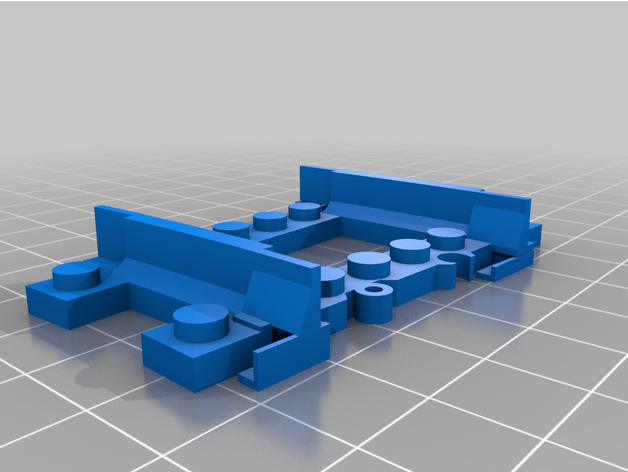 Lego compatibles entrenar pista curvas vaxx1969 3D print model - Mito3D