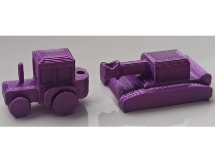 trator tanque chaveiro Marjano 3d print model - Mito3D