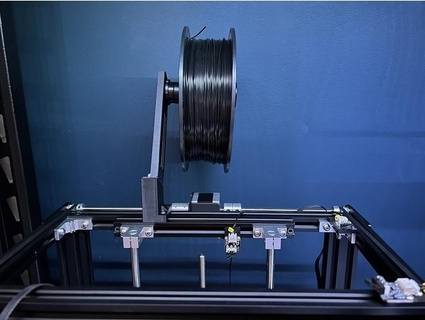 creality ender 5 pro angled spool holder mount the3dhammer 3d print model - Mito3D