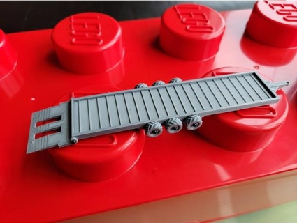 1 64 trailer hotwheels matchbox yagerd 3d print model - Mito3D