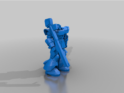 gundam dom trooper usagi3 3d print model - Mito3D