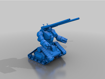 gundam tanque armas usagi3 3d print model - Mito3D
