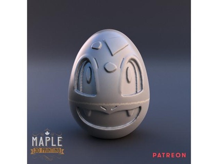 pokemon Pascua Resurrección huevo bulbasaur maple3dprinting 3d print model - Mito3D