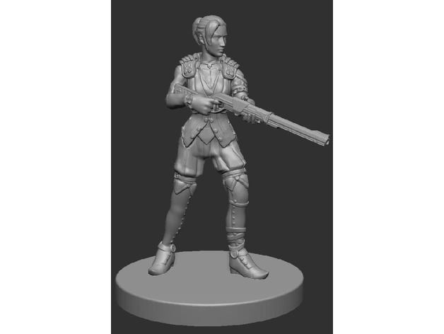 arcano Caitlyn cajón basura 3D print model - Mito3D