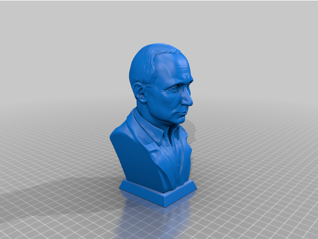 heroe Vladimir Putin busto kgburuguay 3D print model - Mito3D