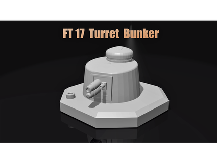 renault ft17 tank turret bunker bigchonkertonker 3d print model - Mito3D