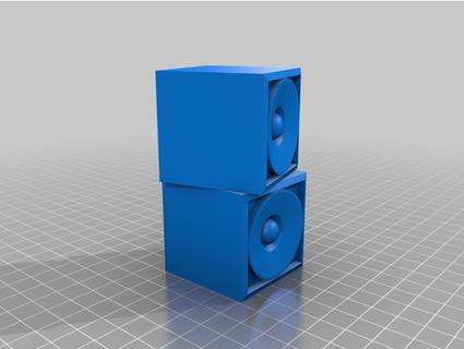 miniature 28mm speakers simplified bigchonkertonker 3d print model - Mito3D