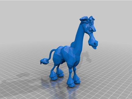 crianças brinquedo girafa 3dallaround 3d print model - Mito3D