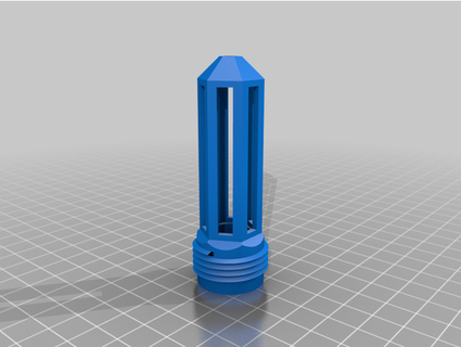 männlich Schlauch Filter Pumps Wingnutbren 3d print model - Mito3D