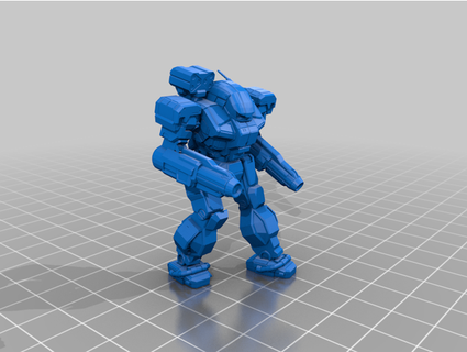 hammerhands mwo siberian troll 3d print model - Mito3D