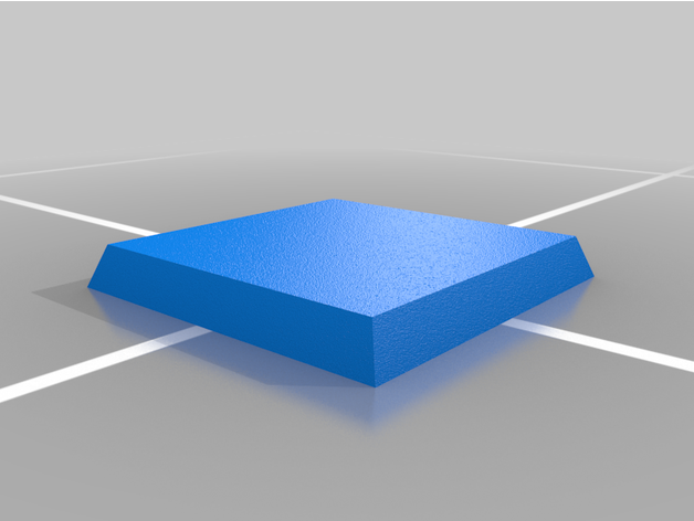 quadrado mini base marketing 3D print model - Mito3D