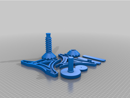motorizado higher torqued filamento fio spooler hahathisnamemakesnosense 3d print model - Mito3D