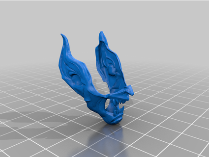 oni goblin mask hunteofficia1 3d print model - Mito3D