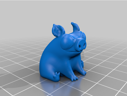 piggy fred thom345 3d print model - Mito3D