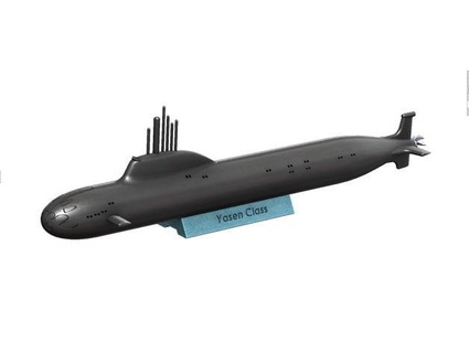 yasen clase ruso nuclear submarino hombre aficionado 3d print model - Mito3D
