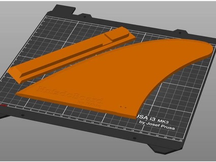 paddleboard aleta apartado impresión bragas 3d print model - Mito3D