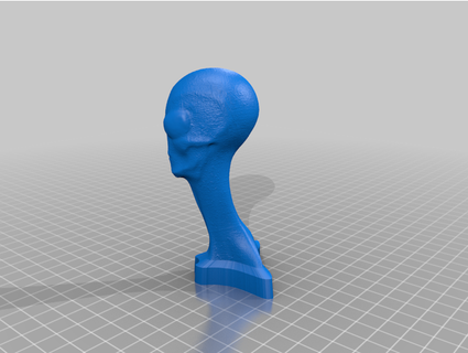 alien head ironstrike 3d print model - Mito3D