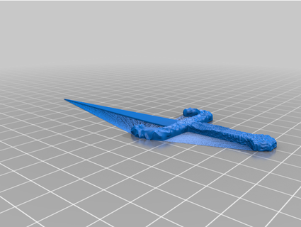 dagger half ironstrike 3d print model - Mito3D