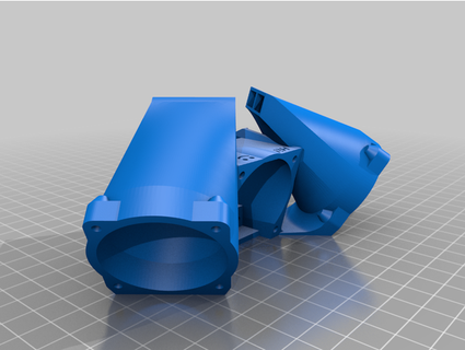 e3d v6 Ventilator doble bltouch j3vesoy 3d print model - Mito3D