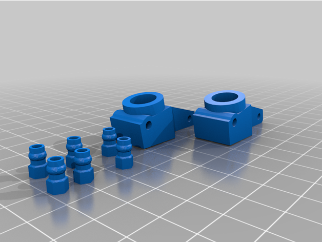sc10 Schock Drehpunkte Rückseite Hubs ryder1 3D print model - Mito3D