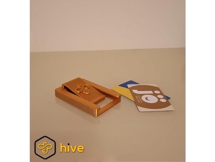 hive slim wallet rayxa17 3d print model - Mito3D