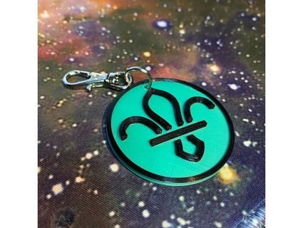scout logo keyring will200399 3d print model - Mito3D