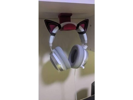 headphone hook dragonks 3d print model - Mito3D
