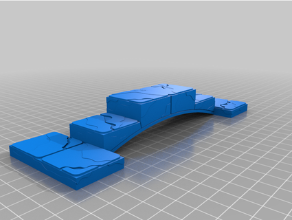 warhammer quest stone bridge arahen01 3d print model - Mito3D
