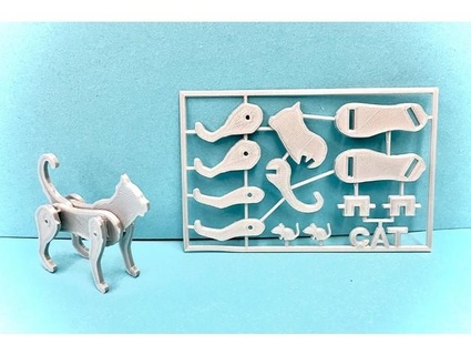 gato kit cartão lohman 3d print model - Mito3D