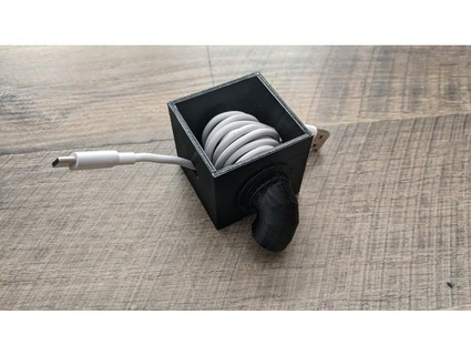 kablo biriktirmek Yazdır yer fork501 3d print model - Mito3D