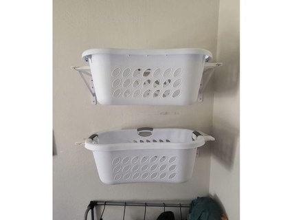 wall mounted çamaşır sepetler chrom3dome 3d print model - Mito3D