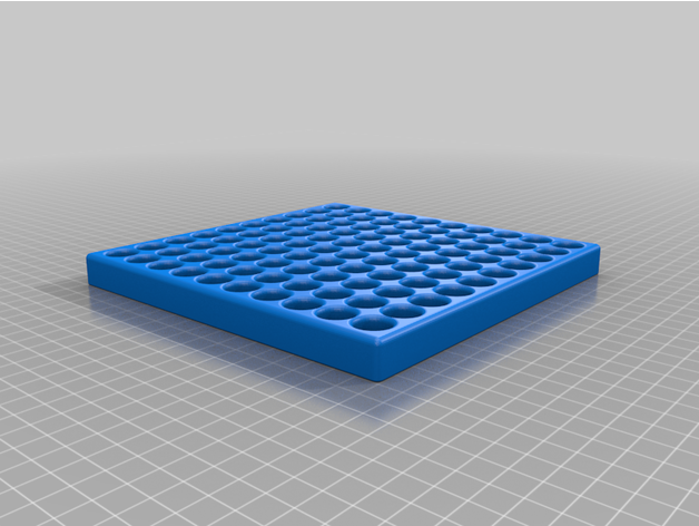 100 round magnum reloading tray parshal 3D print model - Mito3D