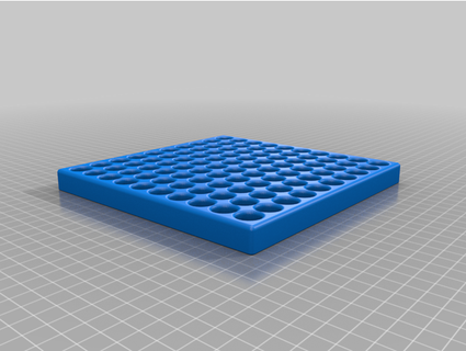 100 round magnum reloading tray parshal 3d print model - Mito3D