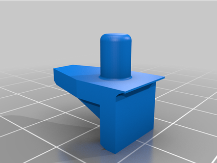 cabinet shelf support pin norm807 3d print model - Mito3D